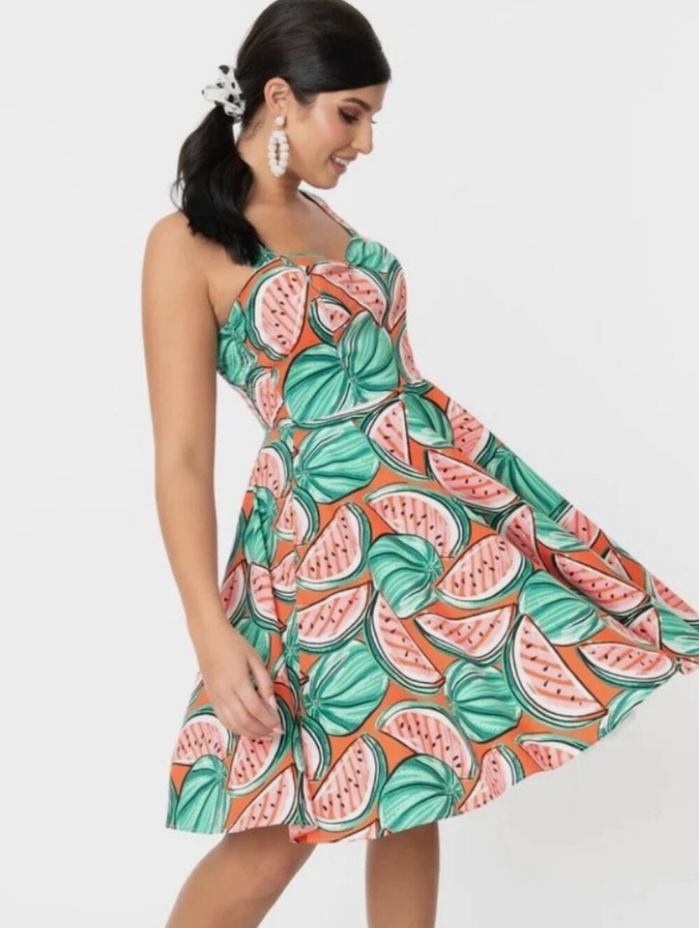 Unique Vintage Hell Bunny Watermelon Sundress